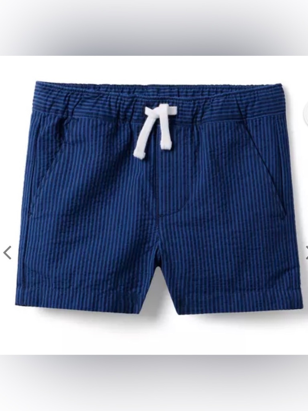 Janie and Jack Seersucker Pull-On Shorts